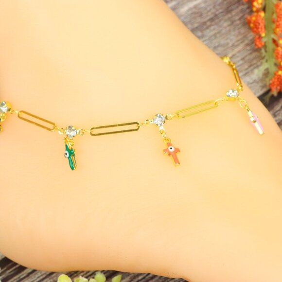 "Elegant Handmade Anklet – Delicate Jewelry for Women, MAR091397 - Picture 5 of 10